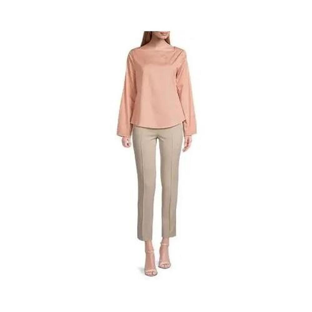 Harshman Liora Cotton Sateen Blouse - Rose Cloud Size Medium - Picture 2 of 4